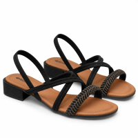 Sand&aacute;lia Mississipi J2693 (34-39) - Preto 0008