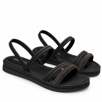 Sand&aacute;lia Mississipi Mf037 (34-39) - Preto 0001