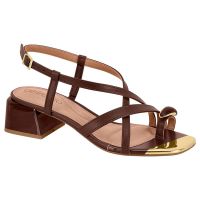 Sand&aacute;lia Beira Rio 8423.443 (34-39) - Chocolate 101321 