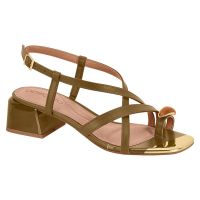 Sand&aacute;lia Beira Rio 8423.443 (34-39) - Olive 107610 