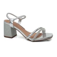 Sandália Beira Rio 8436.213 (34-39) - Cristal Silver Prata 89093