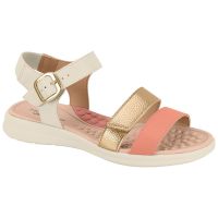 Sandália Modare 7174.127 (34-39) - Branco Off Dourado Pêssego 110272 