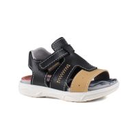 Sandália Molekinho 2140.759 (19-26) - Preto Mostarda 72667 