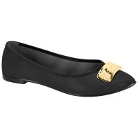 Sapatilha Moleca 5727.143 (34-39) - Preto Ouro Claro 17606 