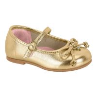 Sapatilha Molekinha 2106.1065 (18-25) - Dourado 66 