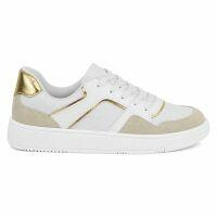 Tênis Beira Rio 4343.31659 (34-39) - Branco Branco Off Dourado 109538