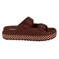 Tamanco Moleca 5577.200 (34-39) - Chocolate/Bege 109669 