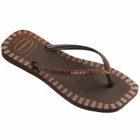 Chinelo Havaianas Slim Square Glitter Contour Feminino