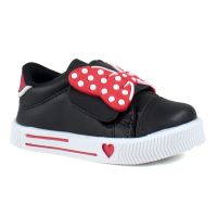 Tênis Linda Ju 202240 (20-27) - Preto Vermelho 053