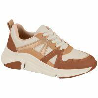 Tênis Modare 7401.102 (34-39) - Branco Off/Avelã/Dourado 107584