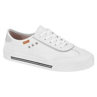 T&ecirc;nis Moleca 5667.758 (34-39) - Branco Prata 17159 