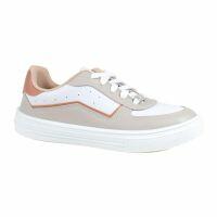 Tênis Moleca 5796.107 (34-39) - Branco Cinza Nude 103107