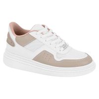 T&ecirc;nis Moleca 5816.110 (34-39) - Branco Cinza 98841 