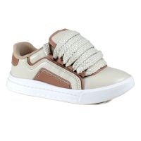 Tênis Molekinha 2575.114 (28-36) - Branco Off Nude 52987 
