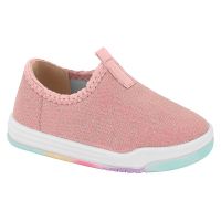 T&ecirc;nis Molekinha 2745.200 (19-25) - Rosa Prata 83821 