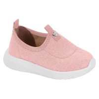 T&ecirc;nis Molekinha 2723.200 (19-25) - Rosa Prata 78984