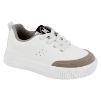 T&ecirc;nis Molekinho 2615.629 (20-26) - Branco Cinza 73207 