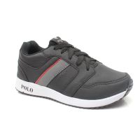 Tênis Polo Happy Casual PL010I-434 (28-36) - Preto Grafite