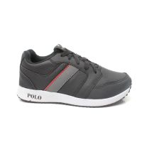 Tênis Polo Happy Casual PL010I-434 (28-36) - Preto Grafite