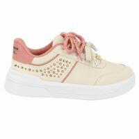 Tenis Moleca 5844.202 (34-39) - Branco Off Rosa  107122
