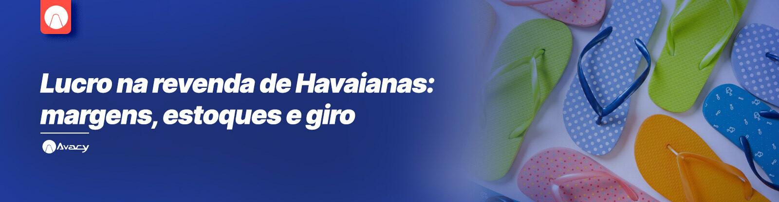 Lucro na revenda de Havaianas: margens, estoques e giro